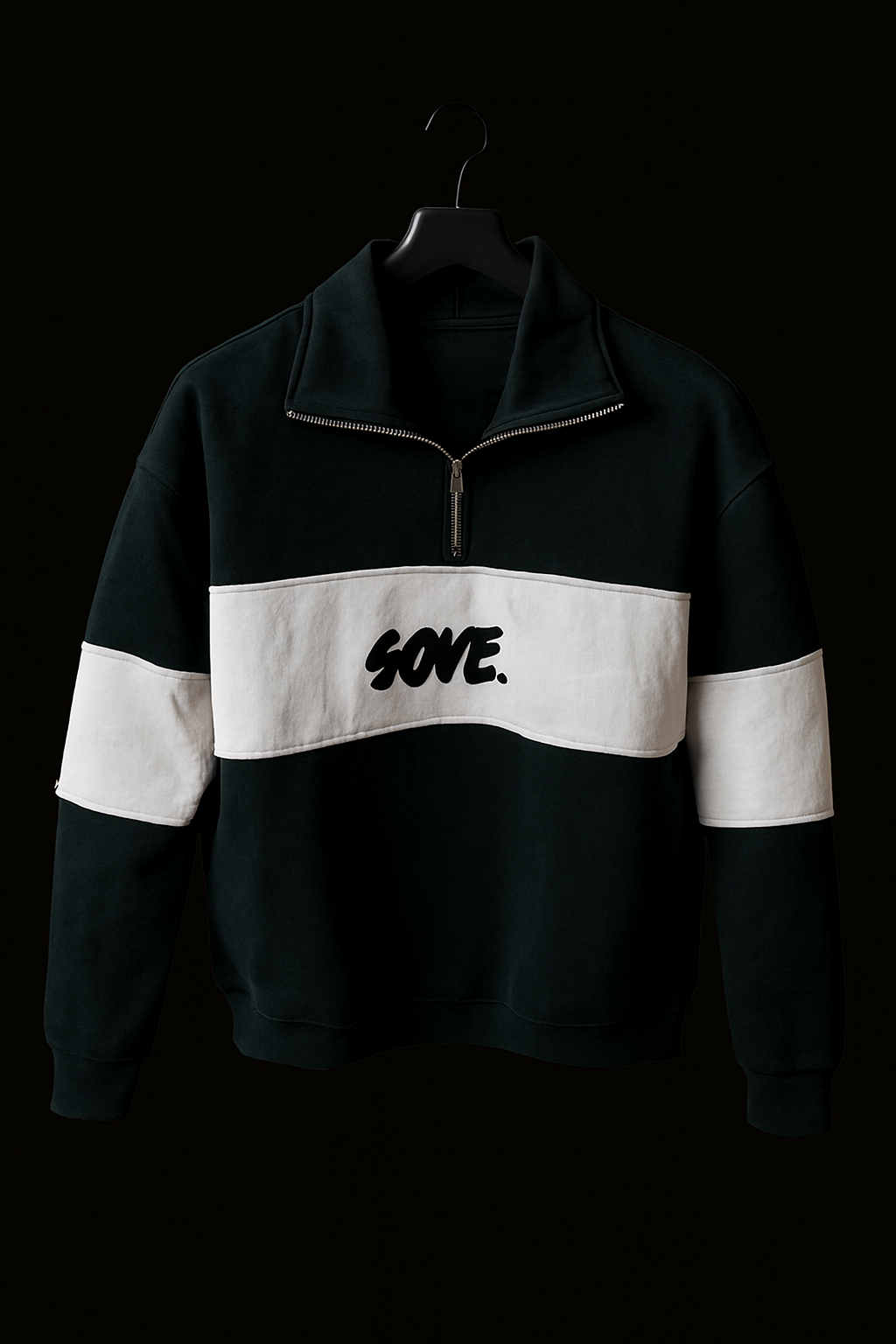 دورس نیم زیپ دو رنگ